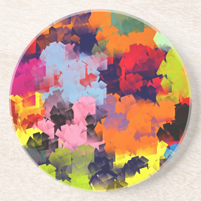 SUMMER FLOWERS DRINK COASTER (Front)