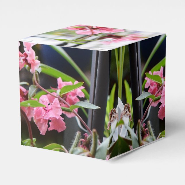 Summer Flowers Favor Boxes (Front Side)