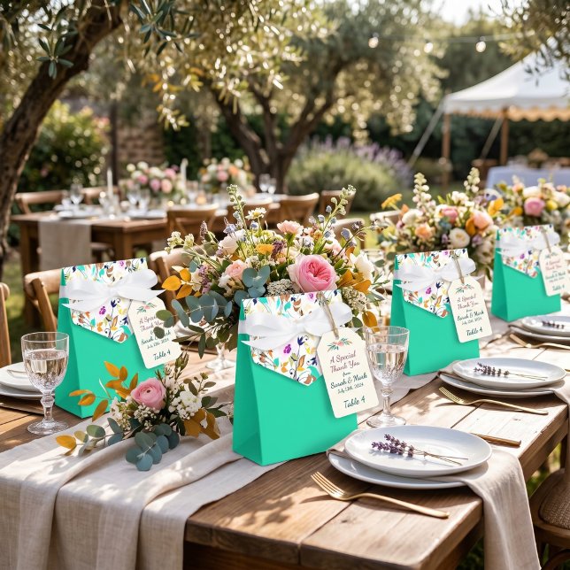 Summer flowers favor boxes (Creator Uploaded)