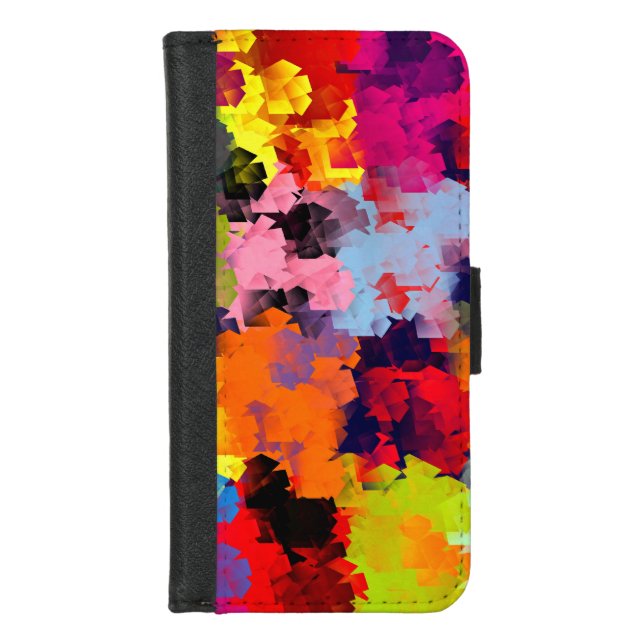 SUMMER FLOWERS  iPhone WALLET CASE (Front)