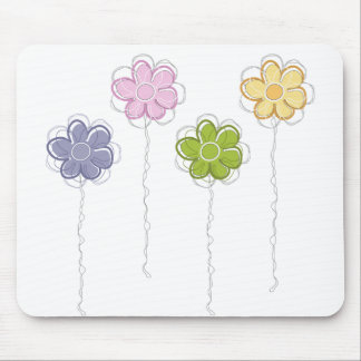 Summer Flowers Mouse Pad