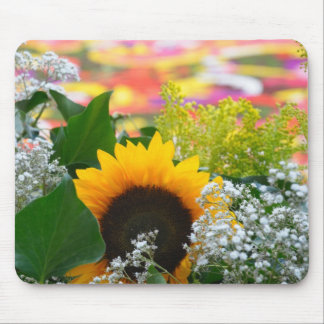 Summer flowers mouse pad