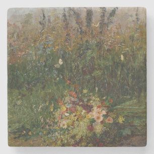 Summer Flowers of the Field Stone Coaster