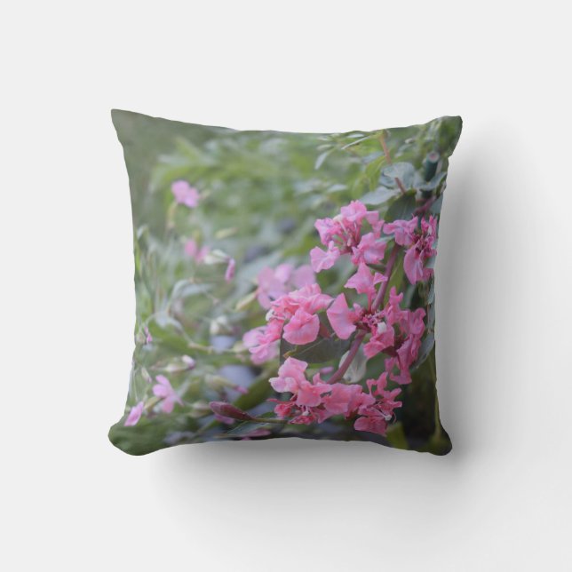 Summer Flowers Outdoor Pillow (Front)