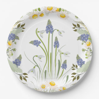 Summer Flowers Plate Full Design