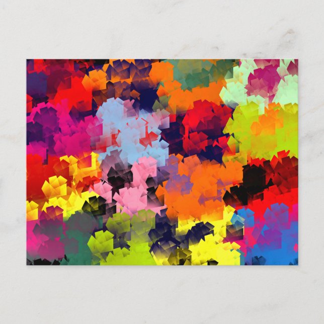 SUMMER FLOWERS POSTCARD (Front)