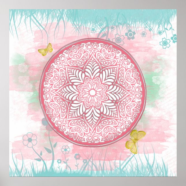 Summer Flowers Poster (Front)