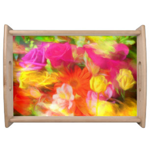 Summer Flowers Serving Tray