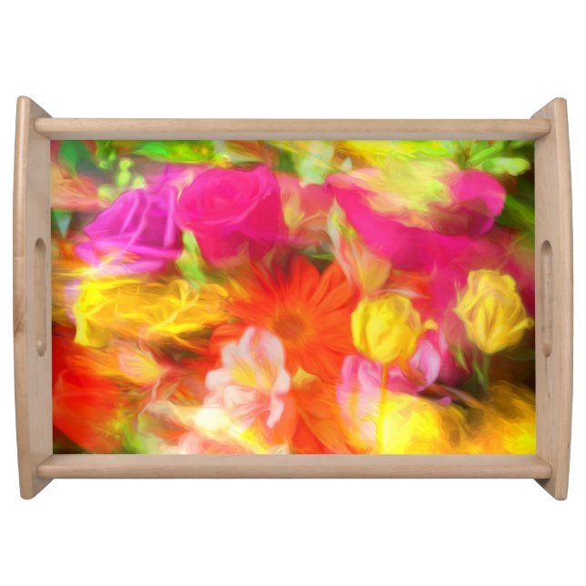 Summer Flowers Serving Tray (Front)