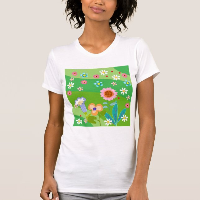 Summer flowers T-Shirt (Front)