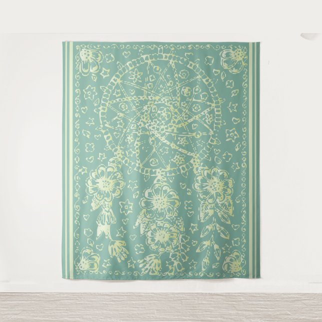 Summer Flowers Tapestry (Front)