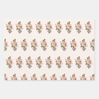 Summer FLowers Wrapping Paper Sheets