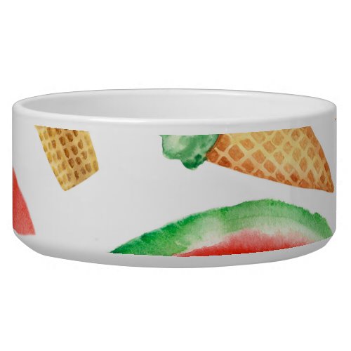 Summer Food Watermelon Ice_cream Bowl