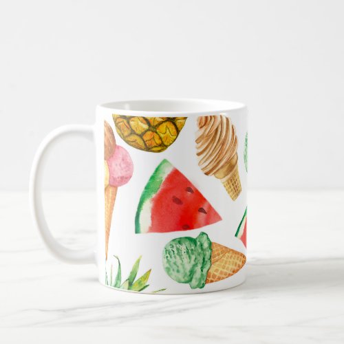 Summer Food Watermelon Ice_cream Coffee Mug