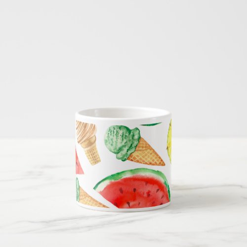 Summer Food Watermelon Ice_cream Espresso Cup