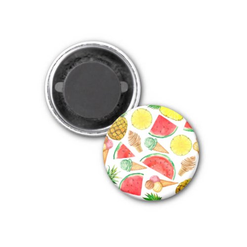 Summer Food Watermelon Ice_cream Magnet