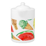 Summer Food: Watermelon Ice-cream Teapot