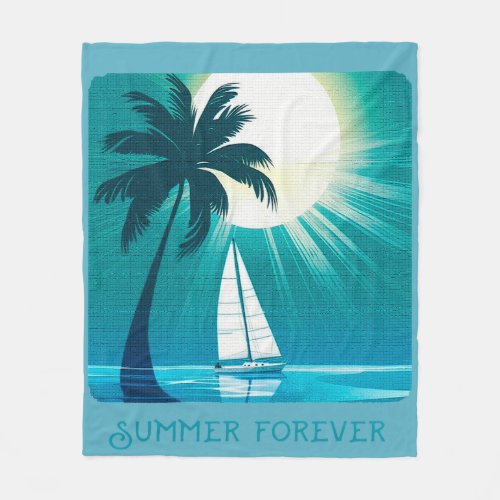 SUMMER FOREVER FLEECE BLANKET