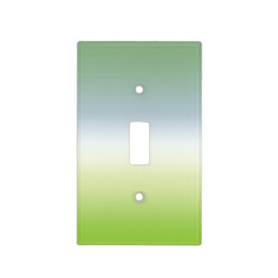 Summer Fresh Gradient Cool Blue Green Ombre Light Switch Cover