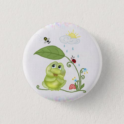 summer frog button