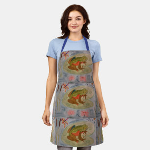 Summer Frog Pond Apron