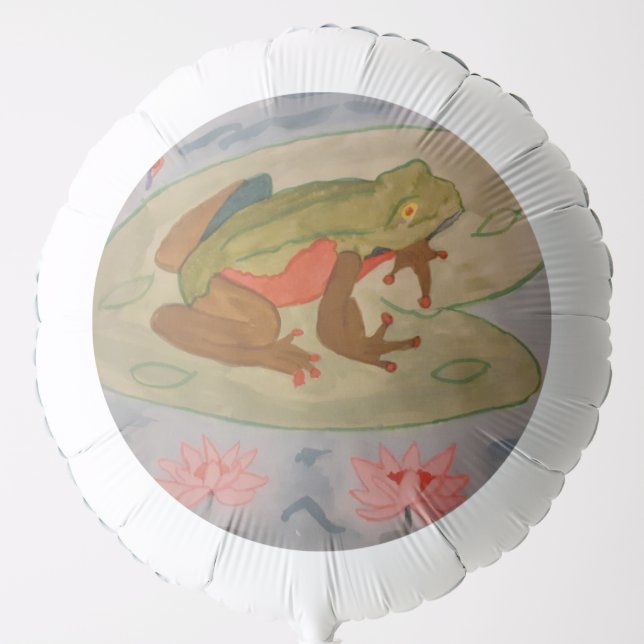 Summer Frog Pond Balloon (Front)