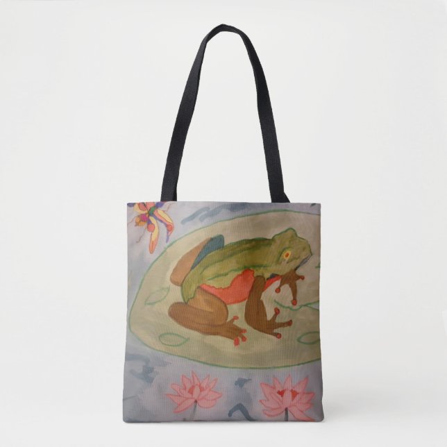 Summer Frog Pond Tote Bag (Front)
