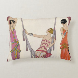 Summer, from 'Gazette du Bon Ton', 1925 Accent Pillow