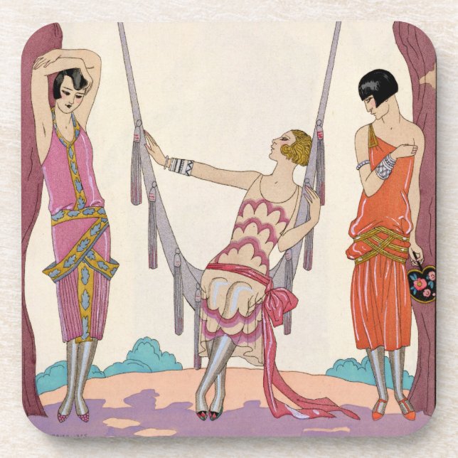 Summer, from 'Gazette du Bon Ton', 1925 Coaster (Front)