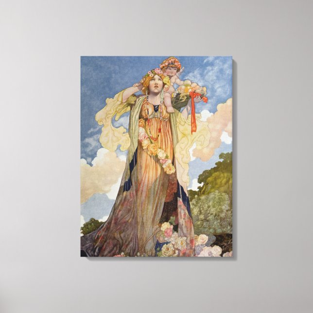 Summer from The Seasons Canvas Print (Front)
