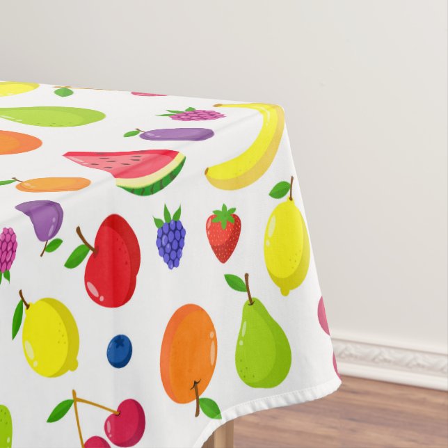 Summer Fruit and Berry Colorful Tablecloth (In Situ)