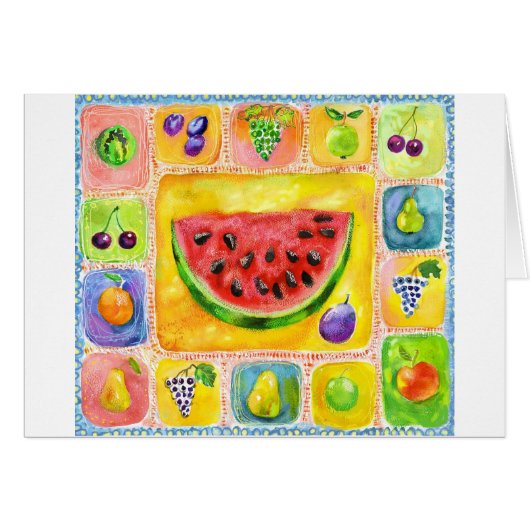 Summer Fruit Cards (Front Horizontal)