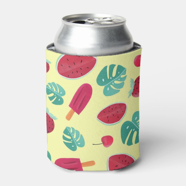 Summer Fruit Design Can Cooler (Can Front)