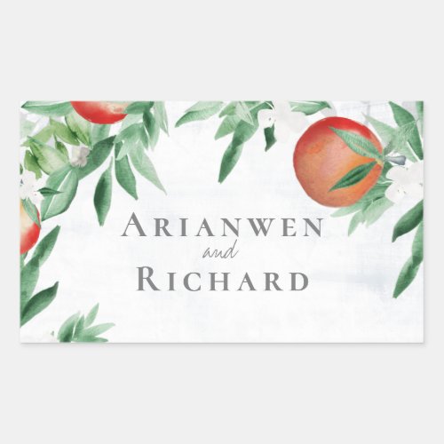 summer fruit envelope sticker