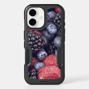 Summer Fruit Mixed Berries Close Up Photo iPhone 16 Case