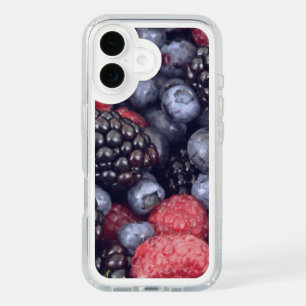 Summer Fruit Mixed Berries Close Up Photo iPhone 16 Case