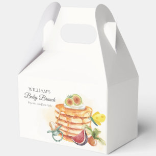 Summer Fruit Pancake Pacifier Brunch Baby Shower Favor Boxes