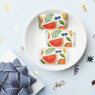 Summer Fruit Pattern Fabric   Tropical Watermelon  Hershey's Miniatures
