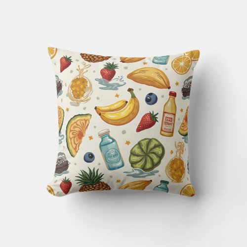 summer fruit pillow cushion