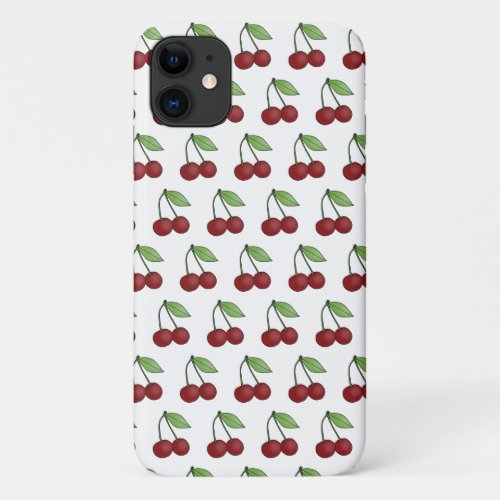 Summer Fruit Red Cherry  iPhone 11 Case