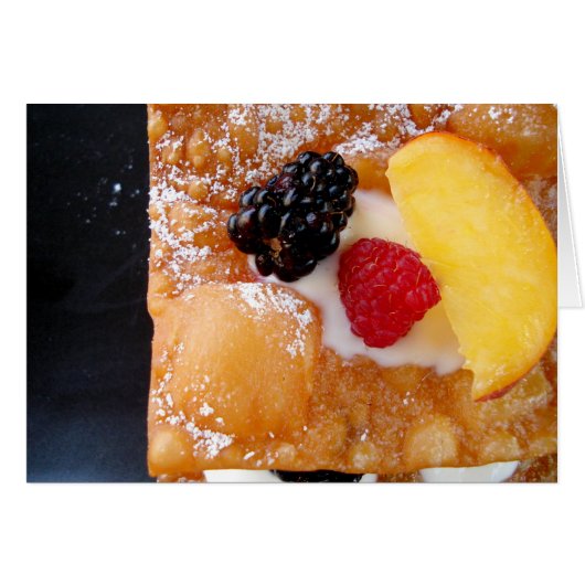 Summer Fruit Wonton Napolean Note ... - Customized Cards (Front Horizontal)