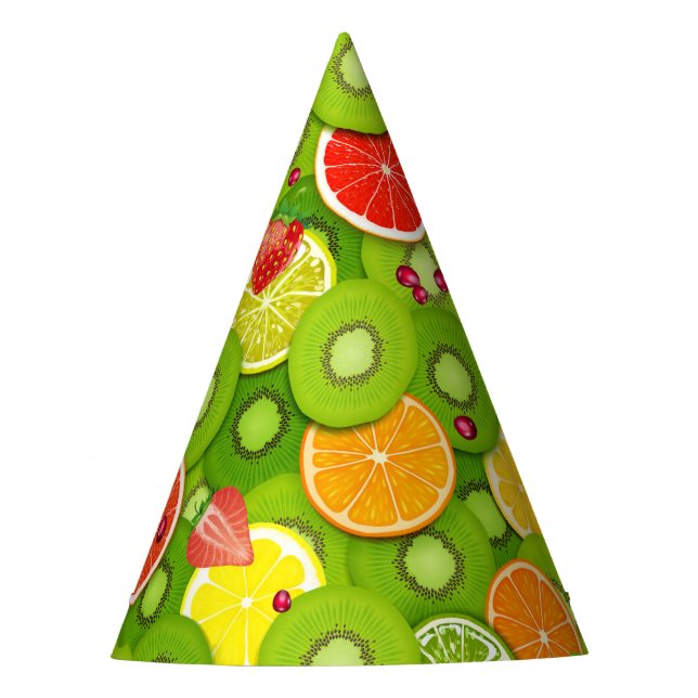 Summer Fruits 2 Party Hat (Front)