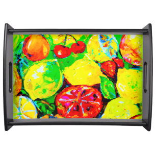 "Summer Fruits" Cute Art. Buy Now Serving Tray