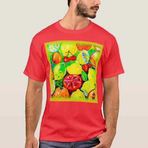  Summer Fruits Cute Art Buy Now  T_Shirt