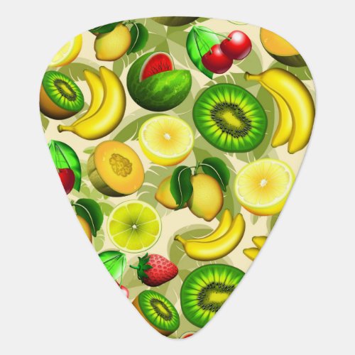 Summer Fruits Juicy Pattern Guitar Pick