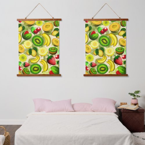 Summer Fruits Juicy Pattern Hanging Tapestry