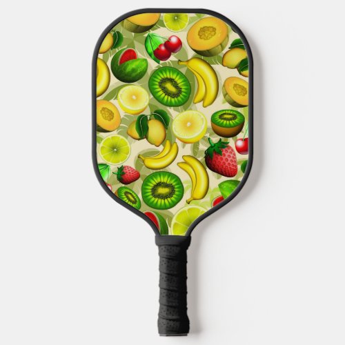 Summer Fruits Juicy Pattern Pickleball Paddle