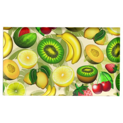 Summer Fruits Juicy Pattern Place Card Holder