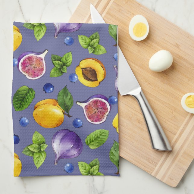 Summer Fruits Kitchen Towel (Quarter Fold)