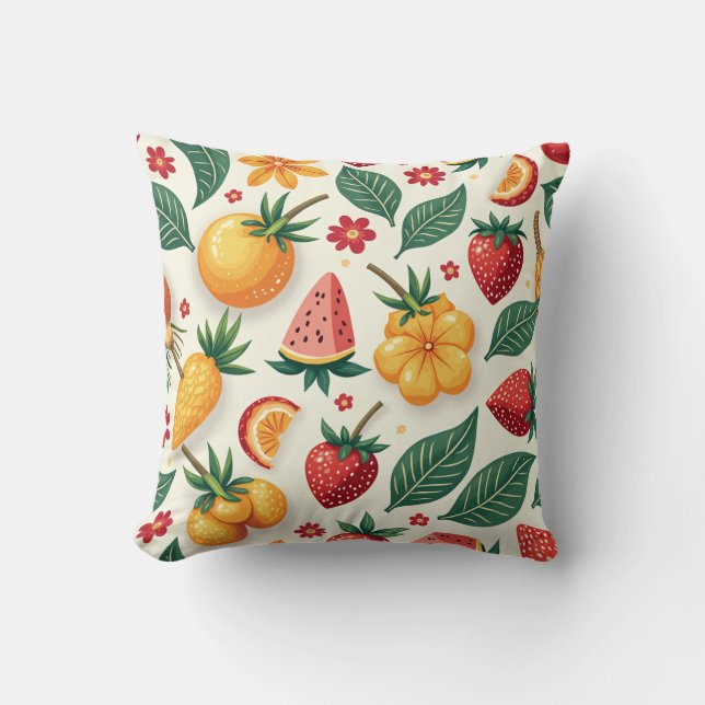 summer fruits pillow cushion (Front)